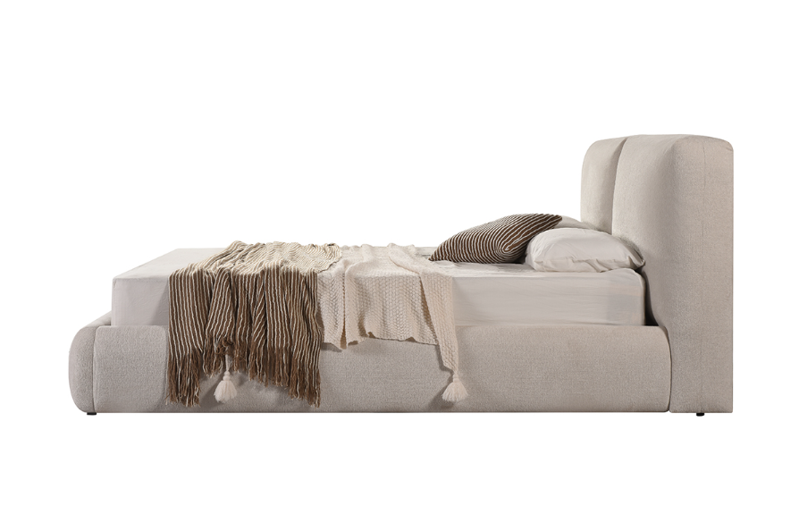 Calla Queen Bed Frame - Beige