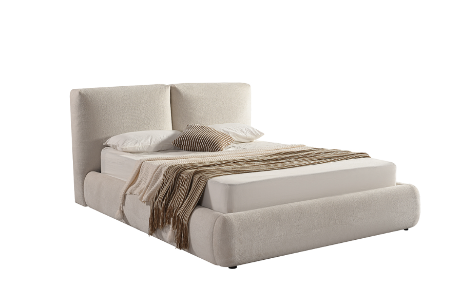 Calla Queen Bed Frame - Beige