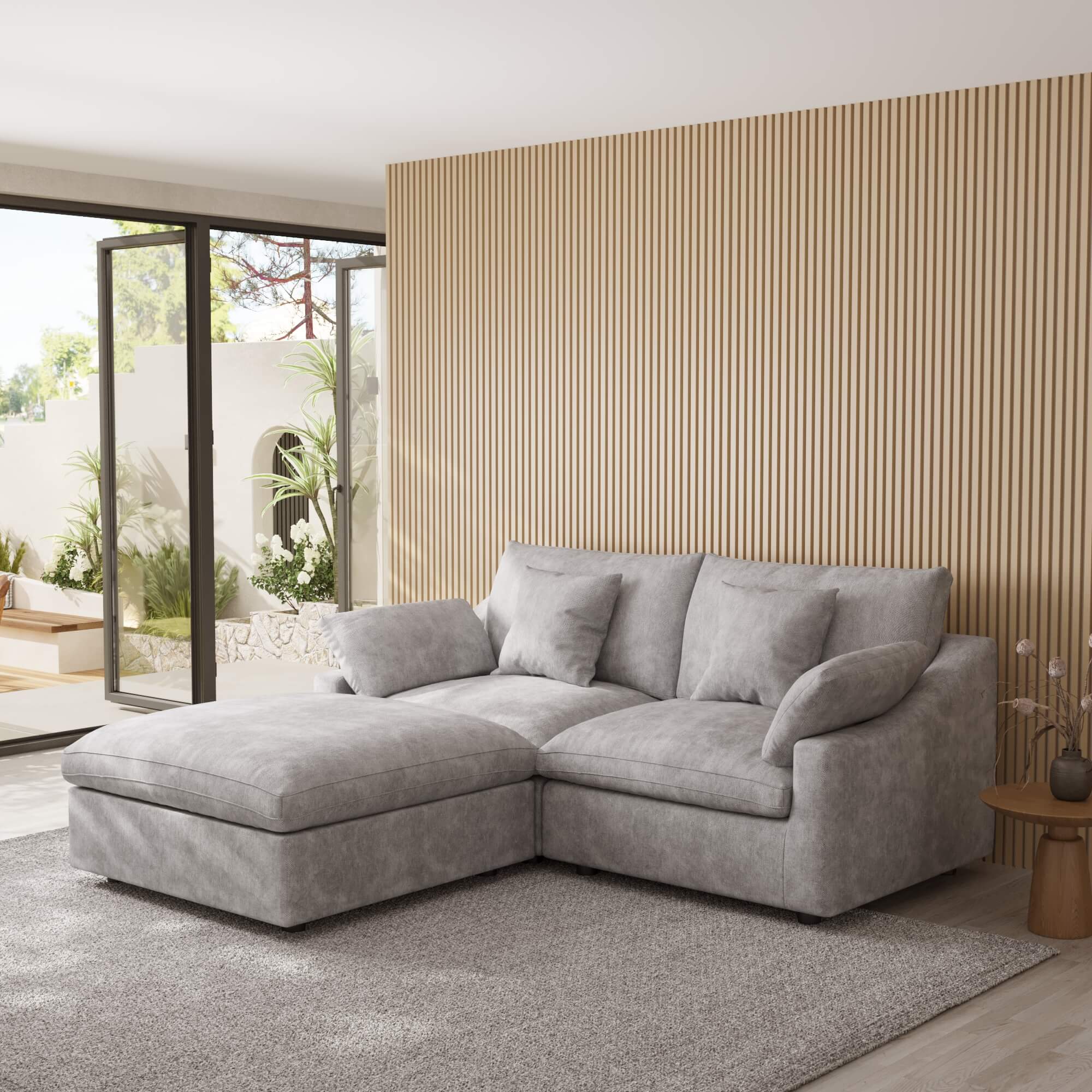 Sky Cloud Slope Sectional Sofa