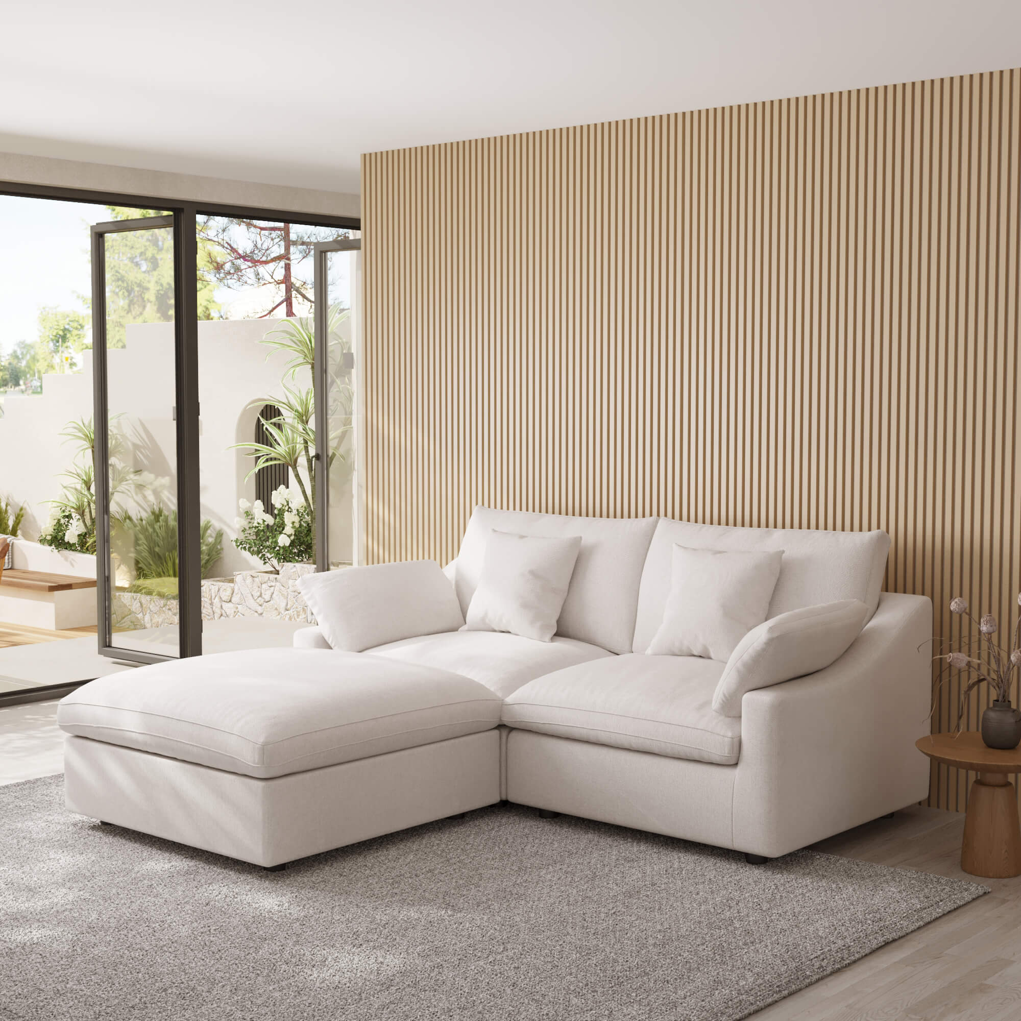 Sky Cloud Slope Sectional Sofa