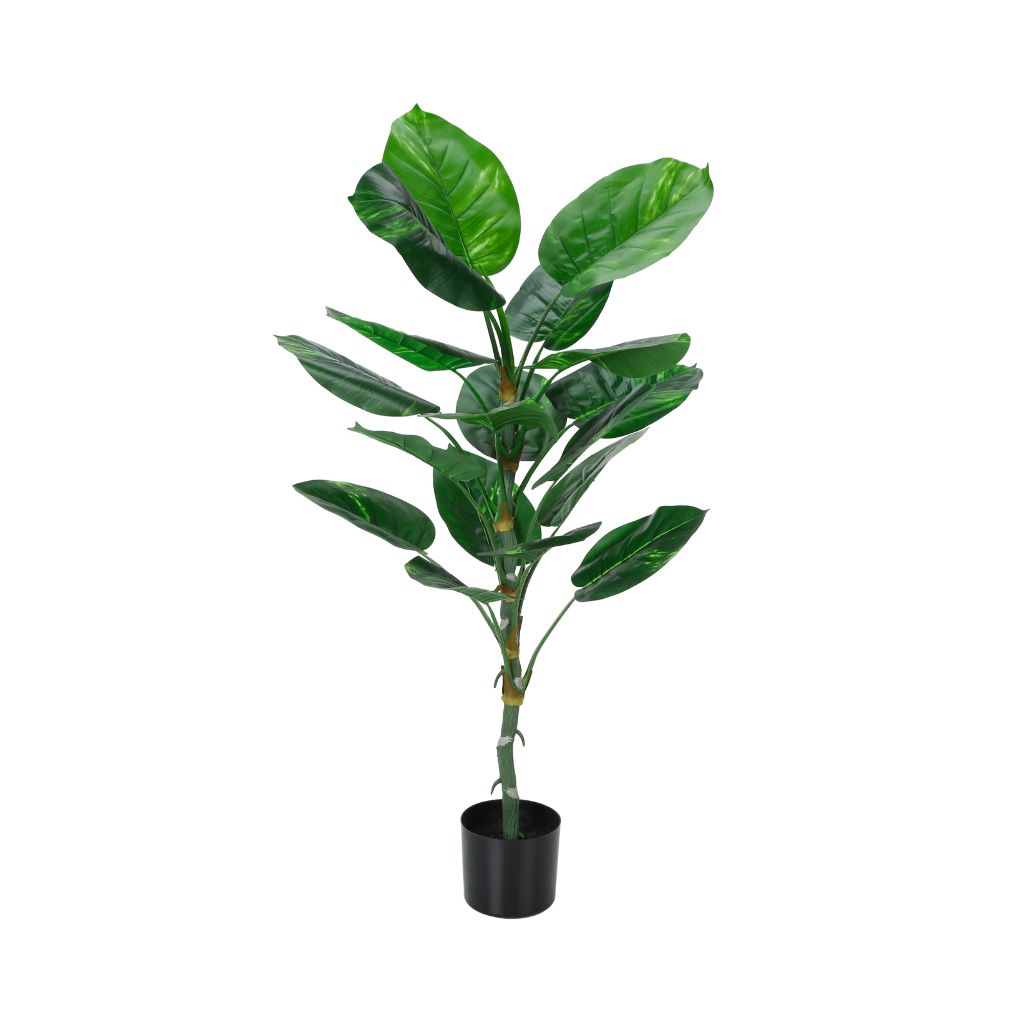 PLANTE ARTIFICIELLE - 137 cm H / DIEFFENBACHIA D'INTÉRIEUR / POT DE 15 cm