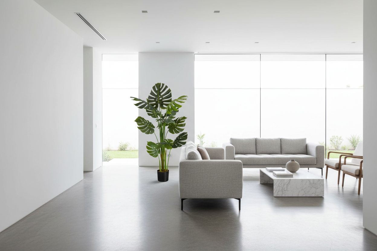 PLANTE ARTIFICIELLE - 55"H / MONSTERA D'INTÉRIEUR EN POT DE 6"