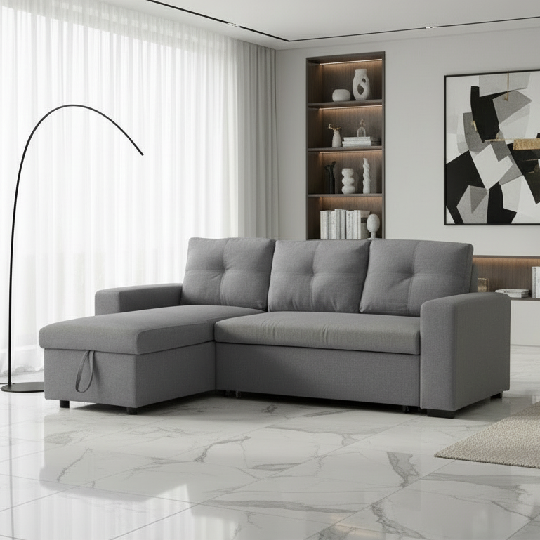 IF-9031 Reversible Chaise Sofa Bed Sectional