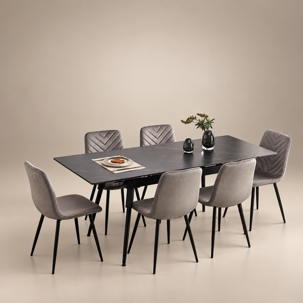 Ensemble de salle à manger 7 pièces T-1817 C-1817