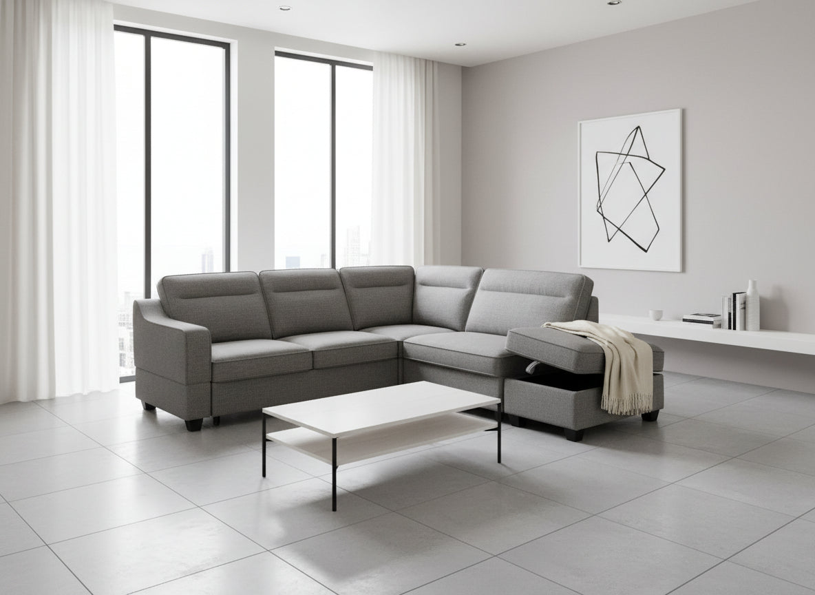 IF-9010 RHF Sofa Bed Sectional