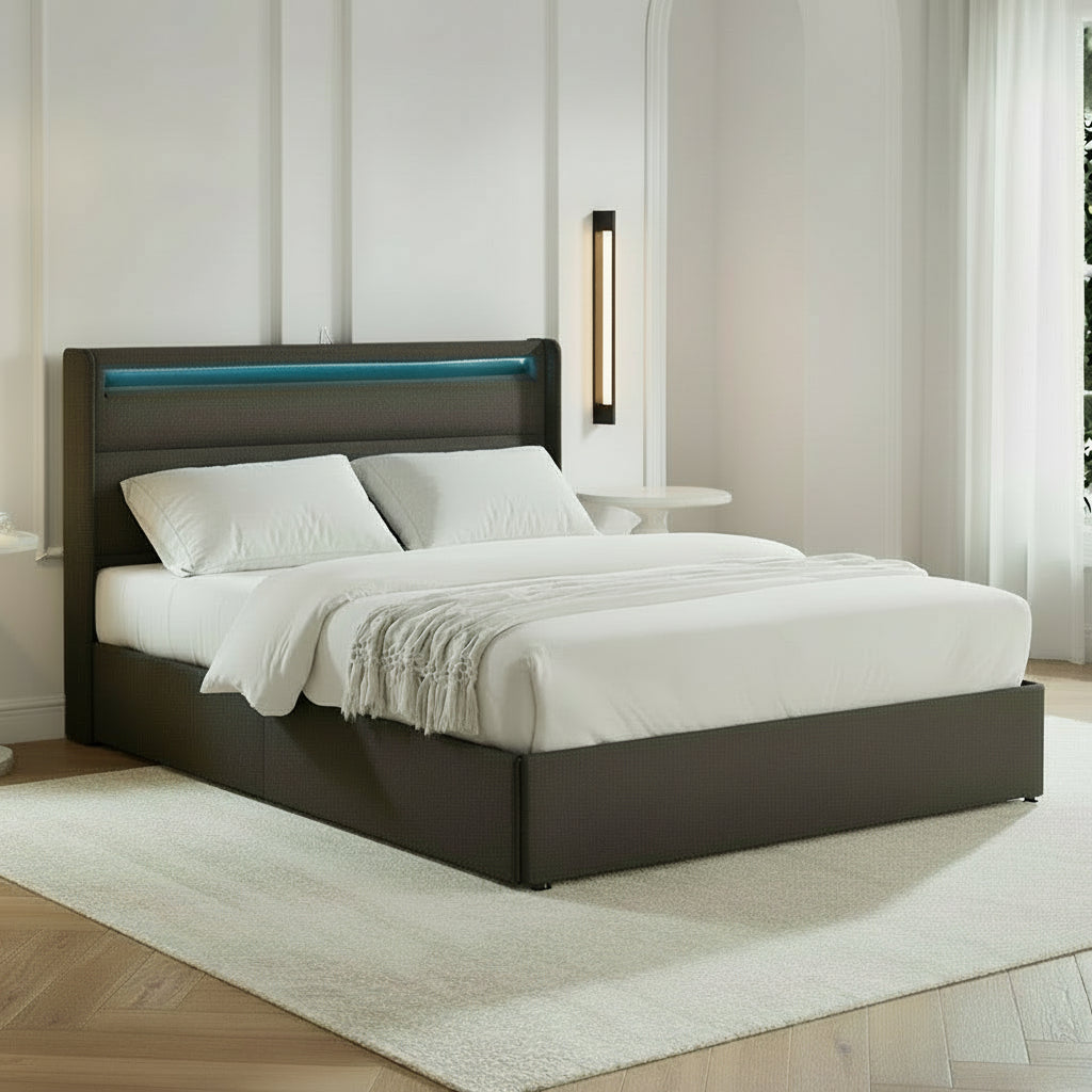 Lit IF 5343 avec dossier à oreilles