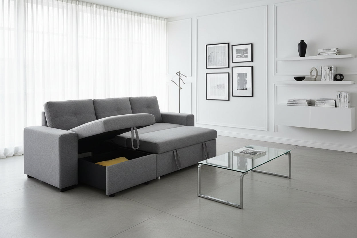 IF-9031 Reversible Chaise Sofa Bed Sectional