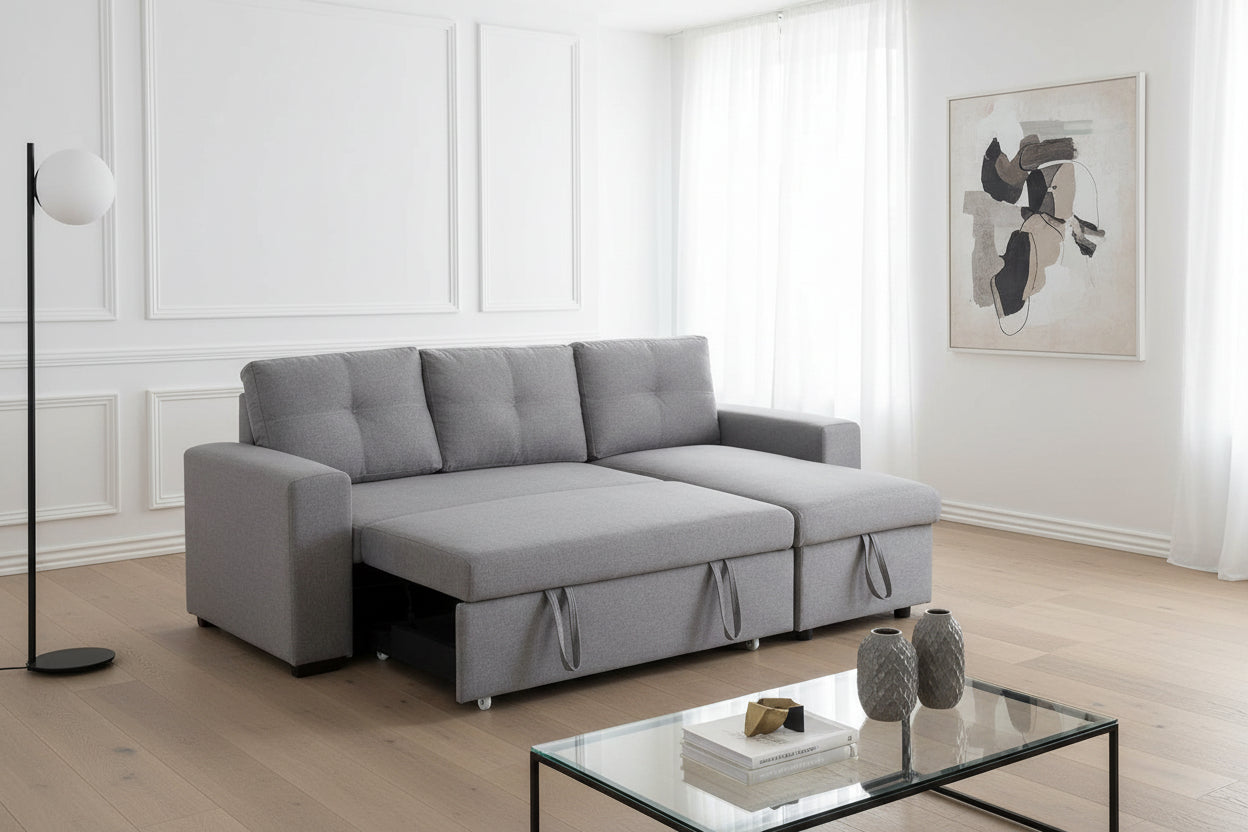 IF-9031 Reversible Chaise Sofa Bed Sectional