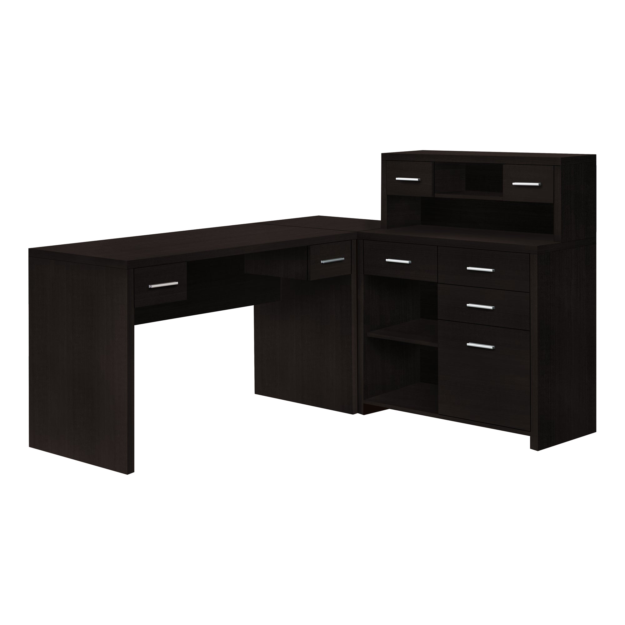 COMPUTER DESK - ESPRESSO LEFT OR RIGHT FACING CORNER