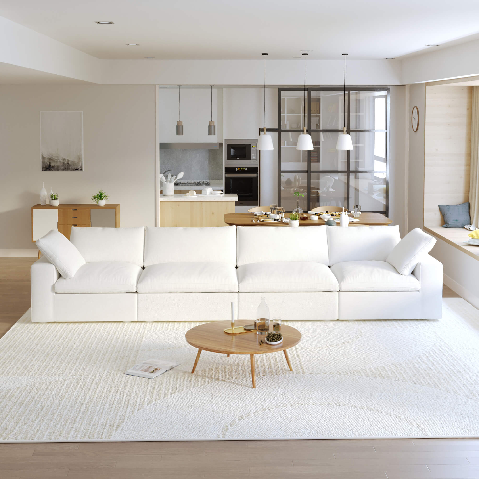 Zen Sky Cloud Sectional Sofa