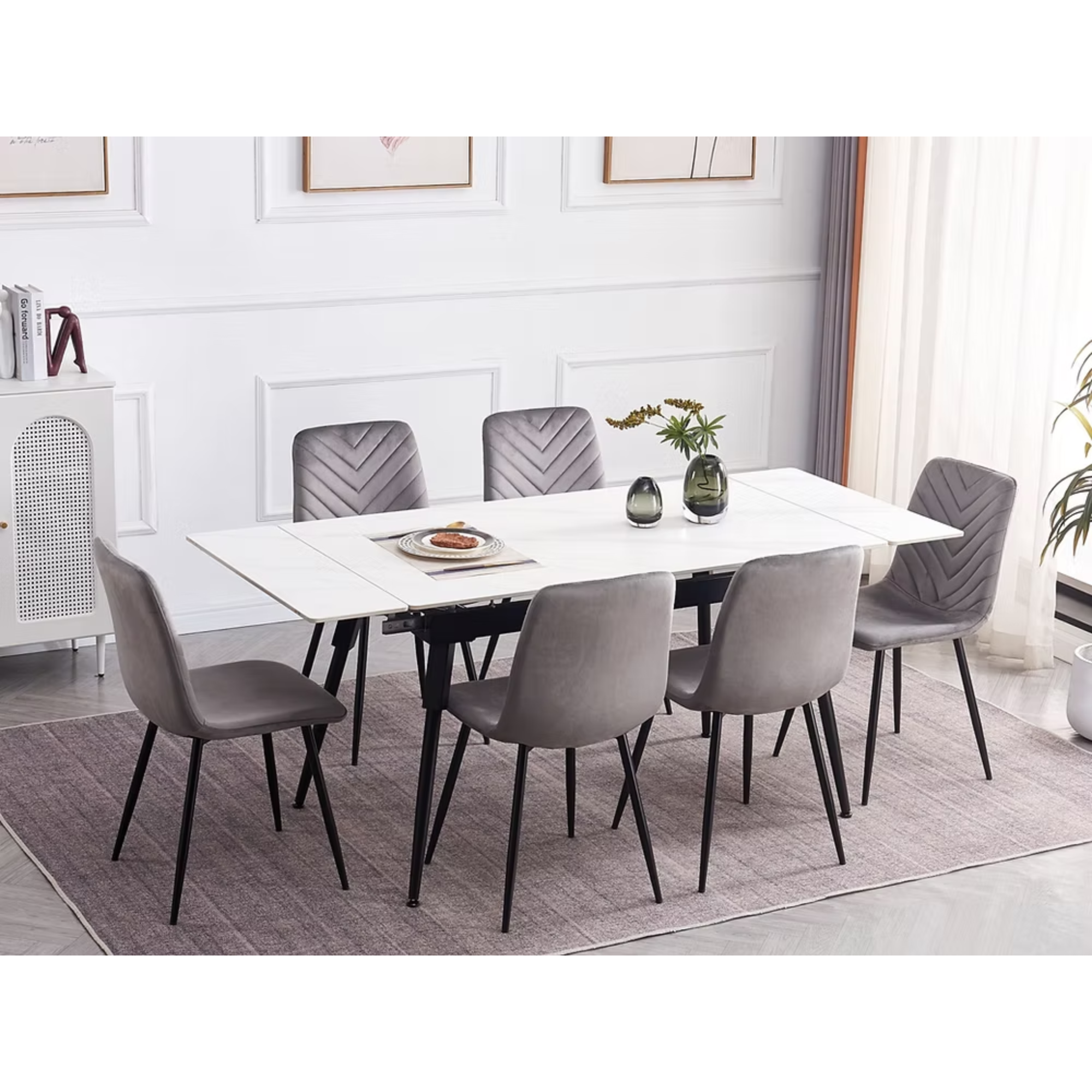 7Pc Dining Set T-1818 C-1817