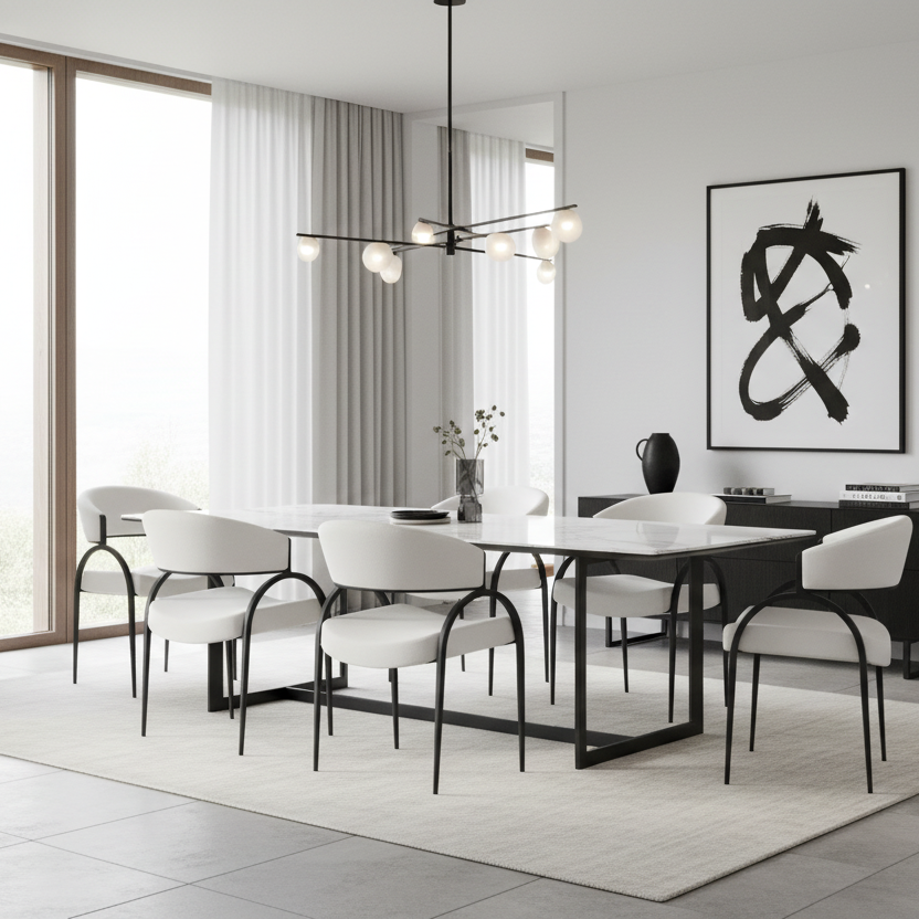 Chaise de salle à manger Alessia - Lot de 2