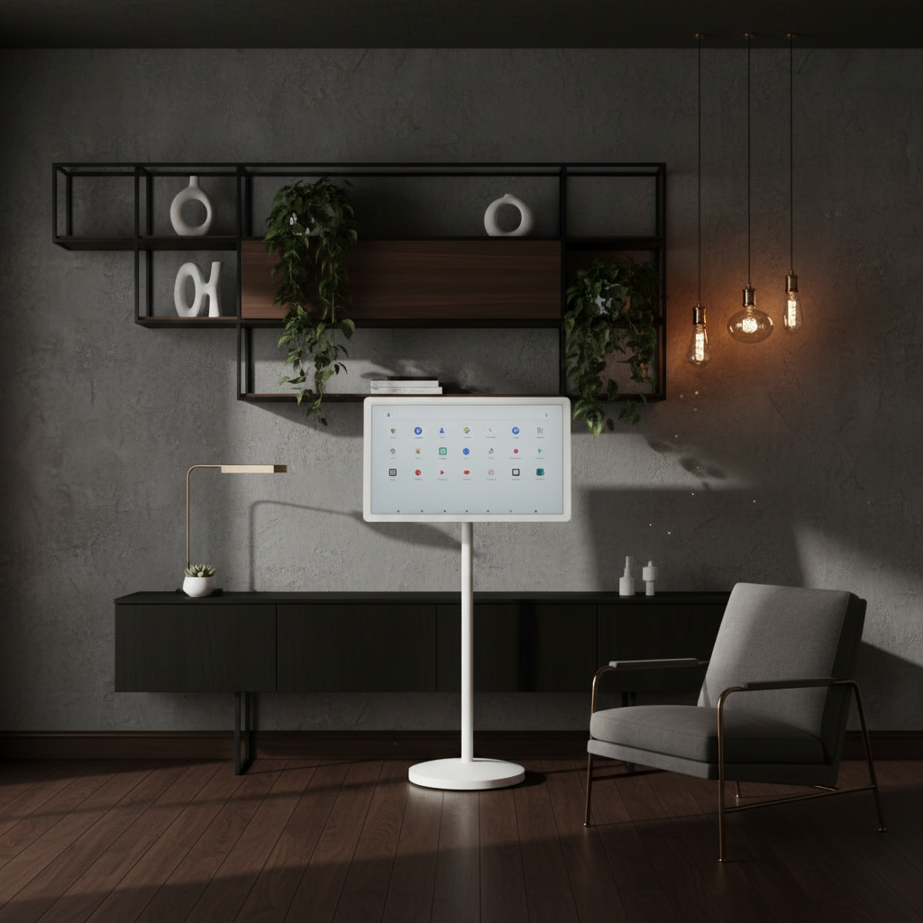 MOVEI Smart Wireless Screen with Mobile Stand – Touch Display & Battery Powered