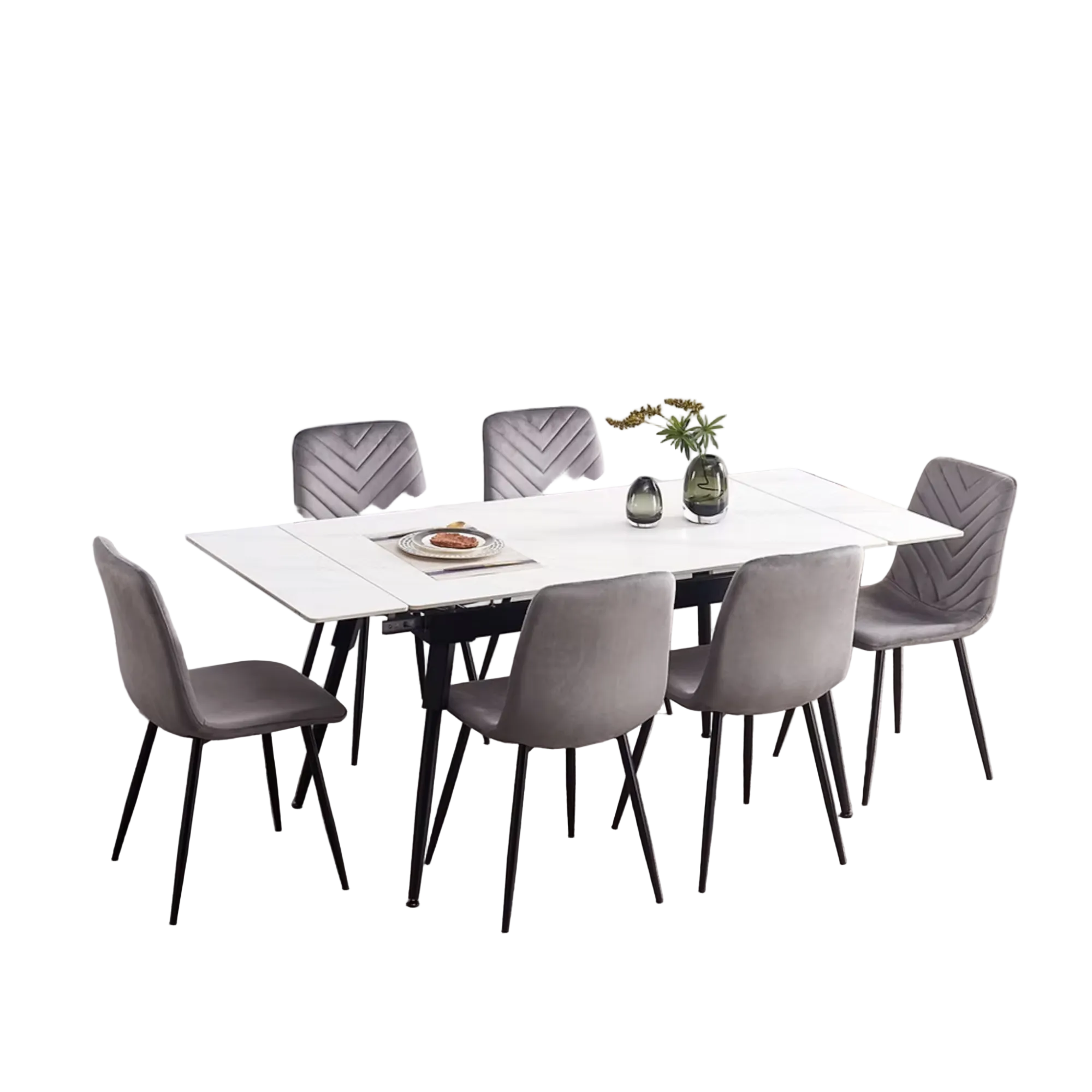 7Pc Dining Set T-1818 C-1817