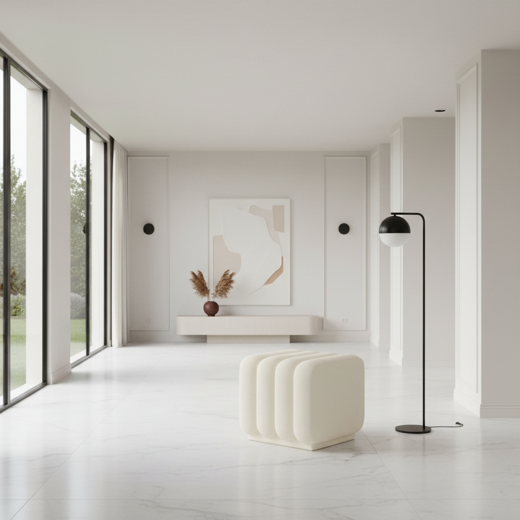 Petit pouf carré Rigel