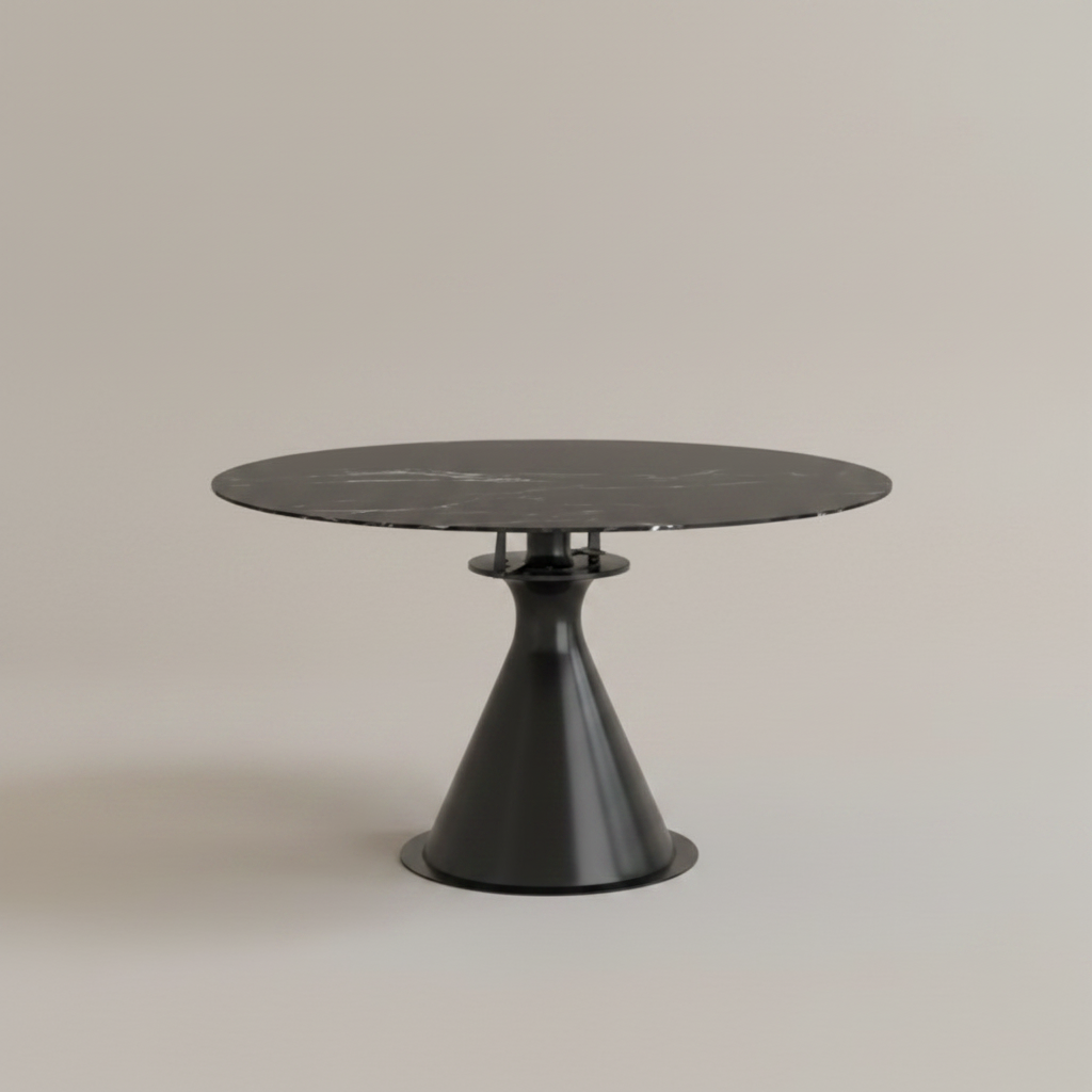 Calisto Round Pedestal Dining Table w/Extension