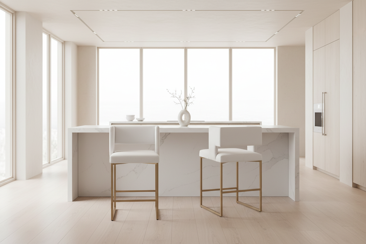 Tabouret de bar Anthony - Lot de 2