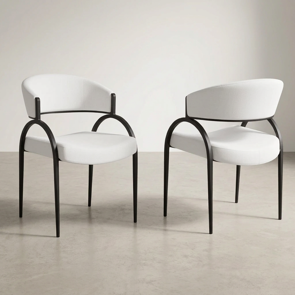 Chaise de salle à manger Alessia - Lot de 2