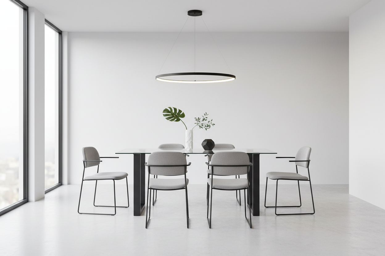 Franco Rectangular Dining Table in Black