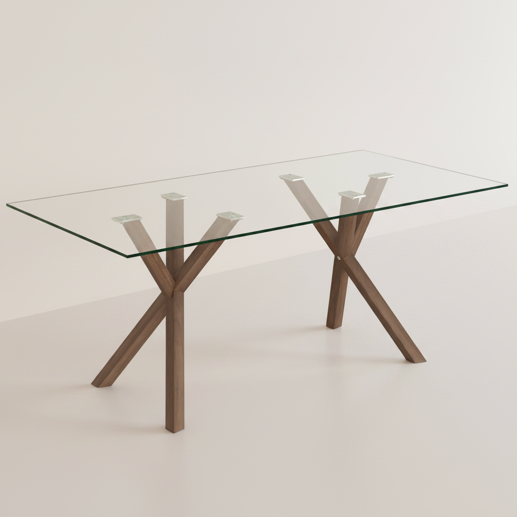 Stark Rectangular Dining Table in Black