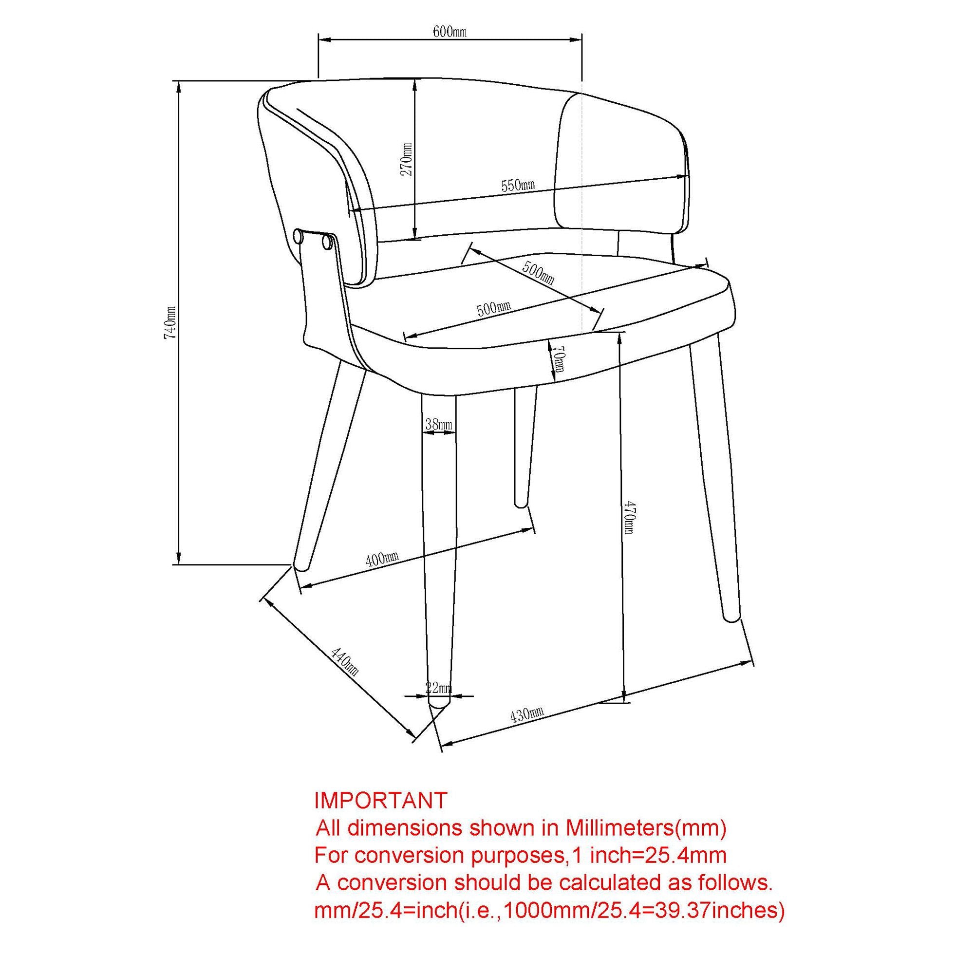 Sloane Dining Chair, Set of 4