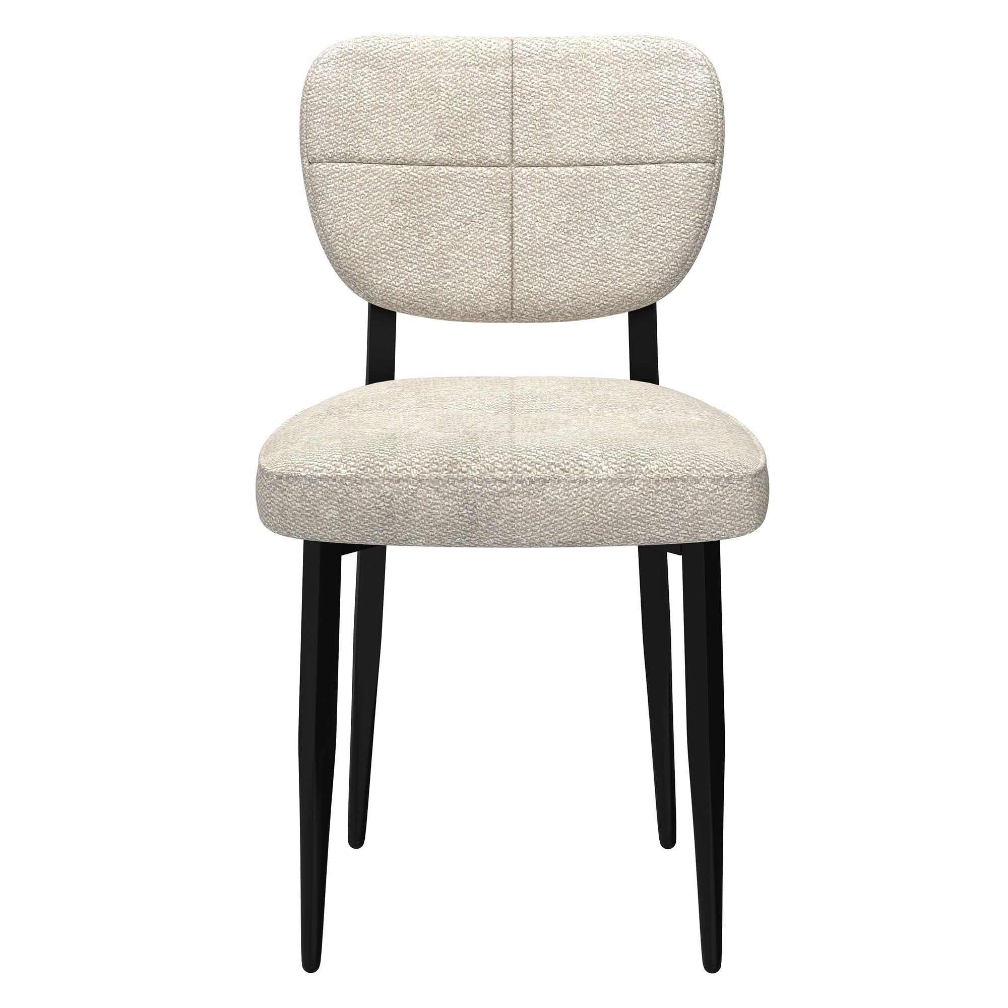 Zeke Dining Chair, Set of 2, in Beige and Black
