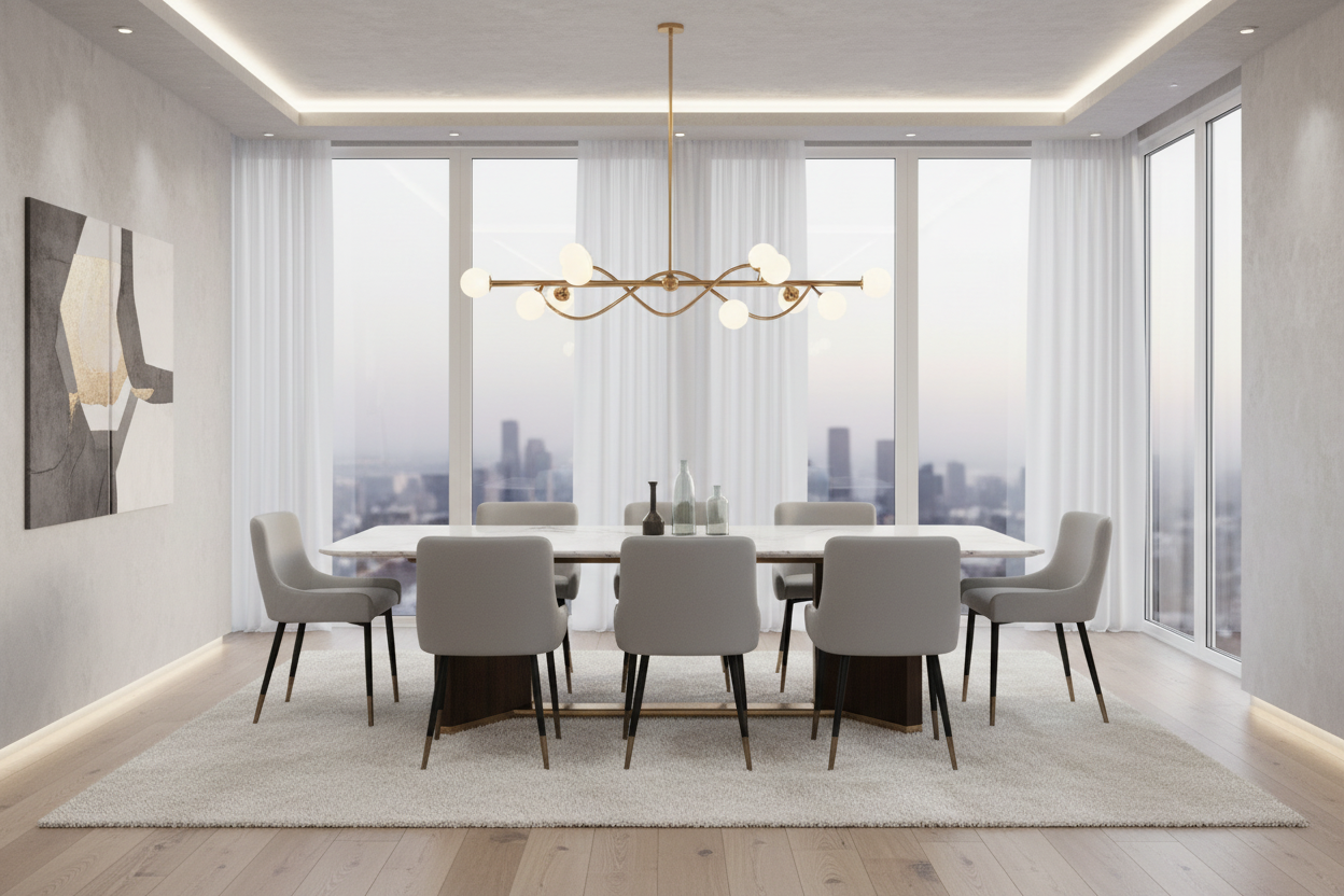 Chaise de salle à manger Xander, lot de 2, noir