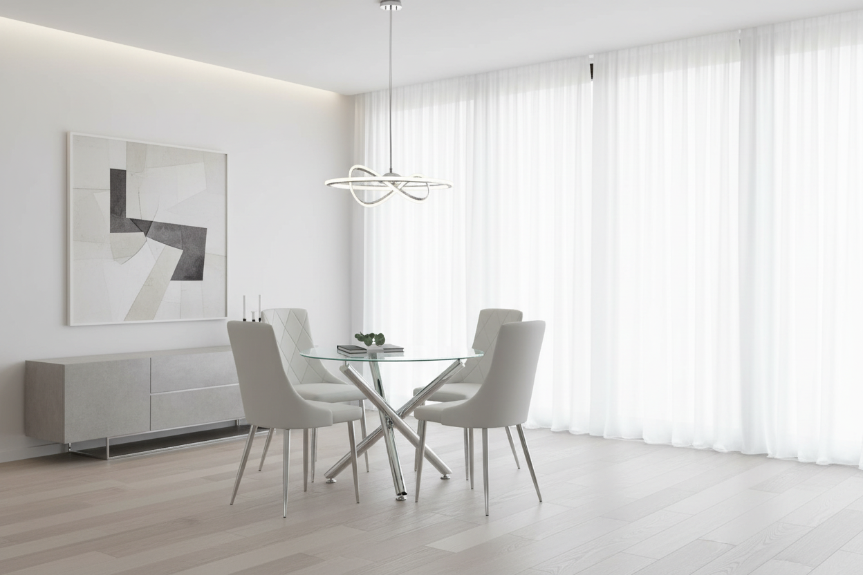 Solara Ii Devo Bk-5Pc Dining Set