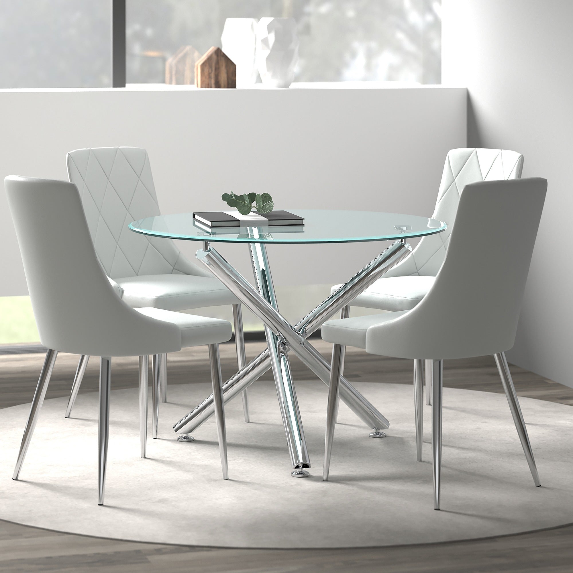 Solara Ii Devo Bk-5Pc Dining Set