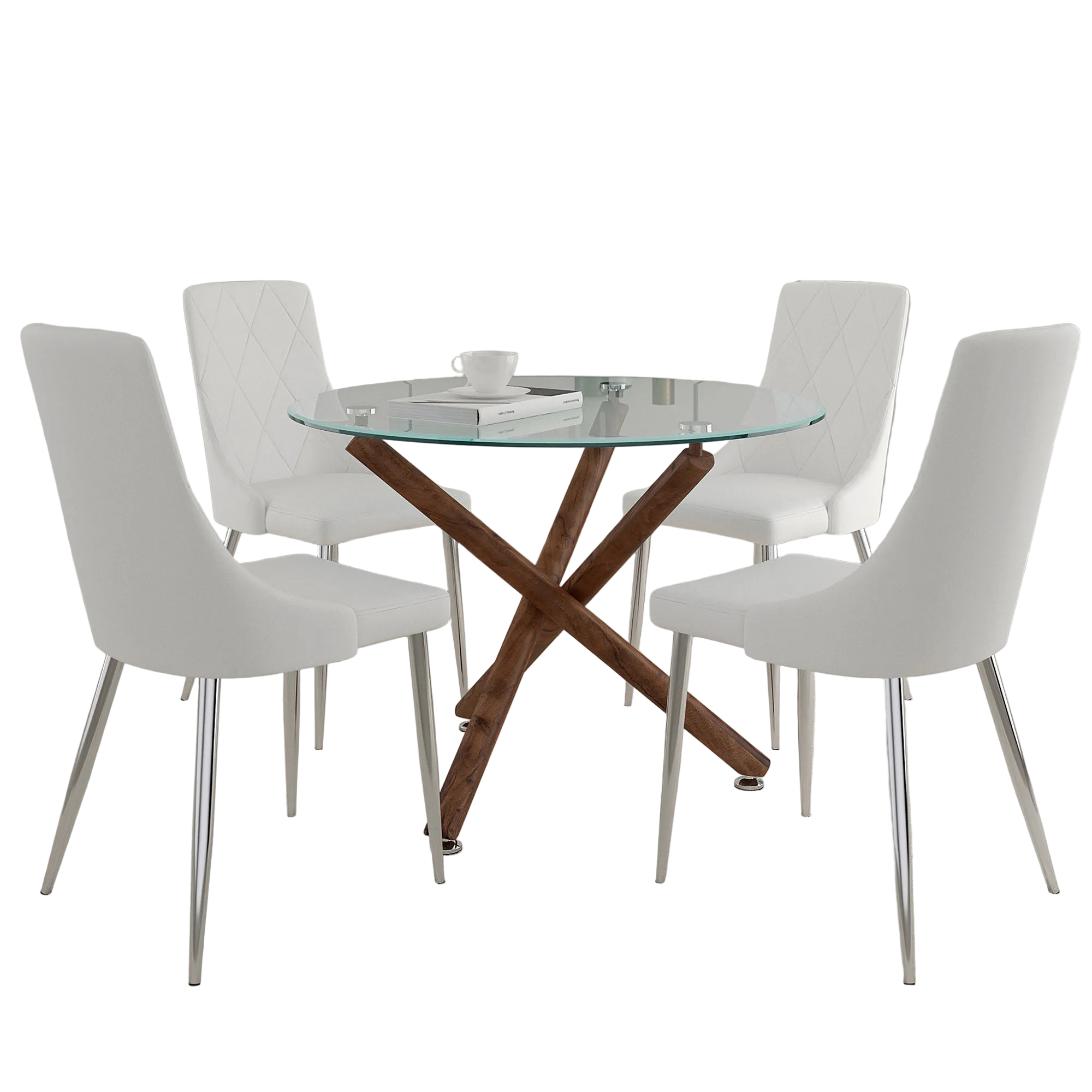 Rocca Devo Wt-5Pc Dining Set