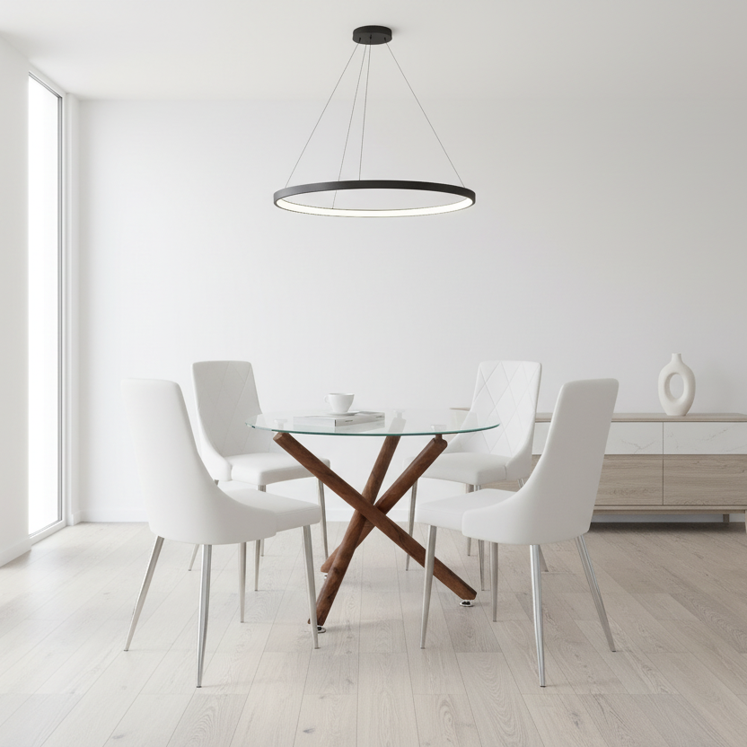 Rocca Devo Wt-5Pc Dining Set