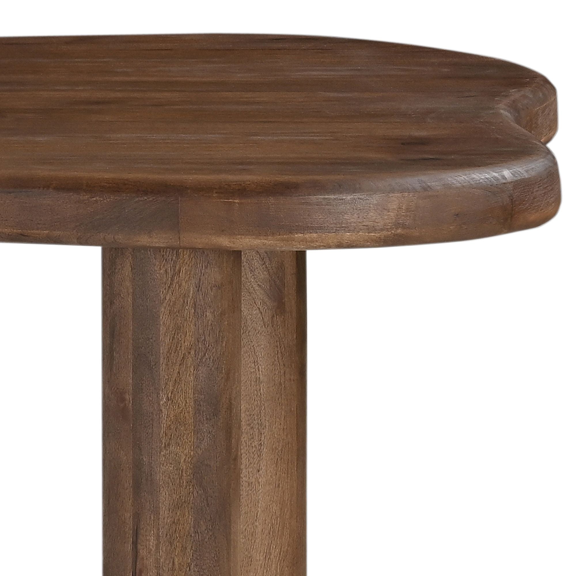 Zaloa and Auggie 9pc Dining Set - Walnut Table and Black Chairs