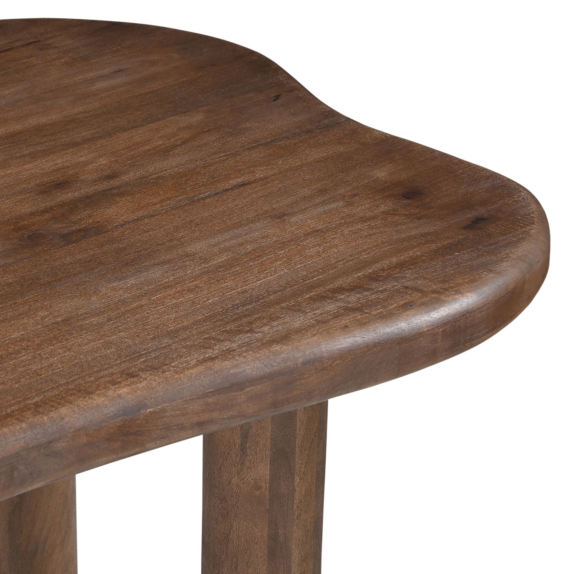 Zaloa and Auggie 9pc Dining Set - Walnut Table and Black Chairs