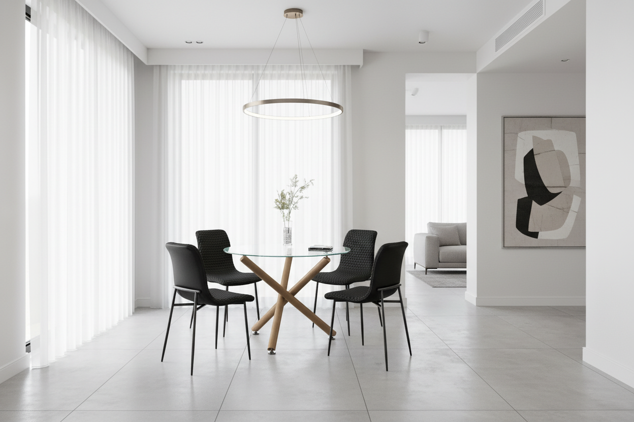 Carmilla Brixx Blk-5Pc Dining Set