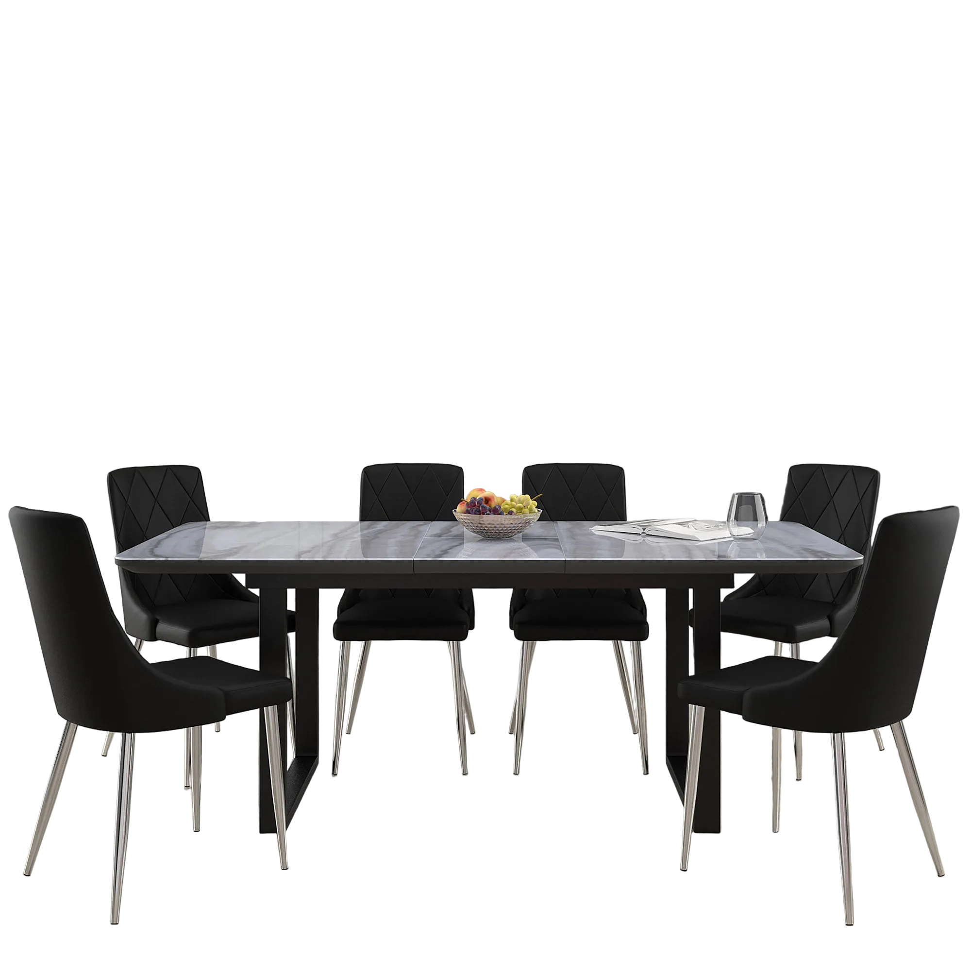 Gavin Devo Bk-7Pc Dining Set