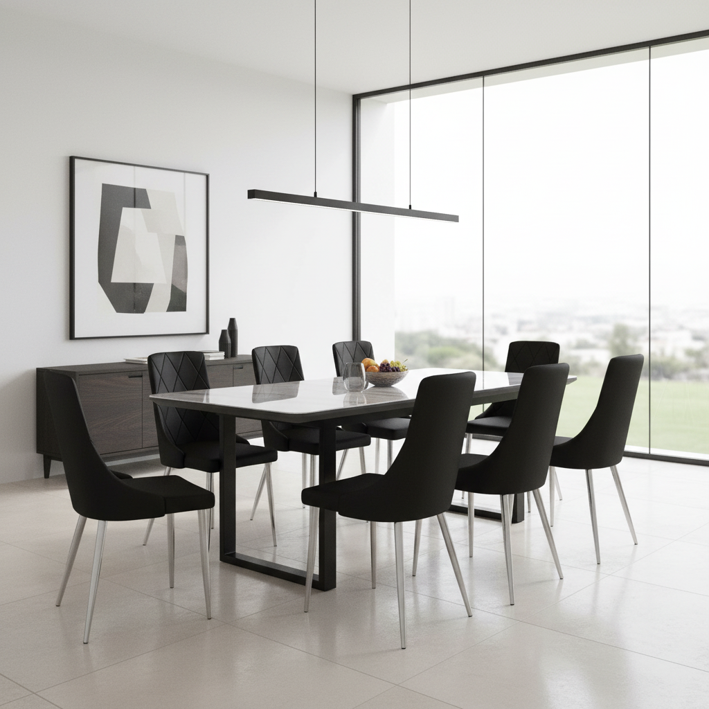 Gavin Devo Bk-7Pc Dining Set