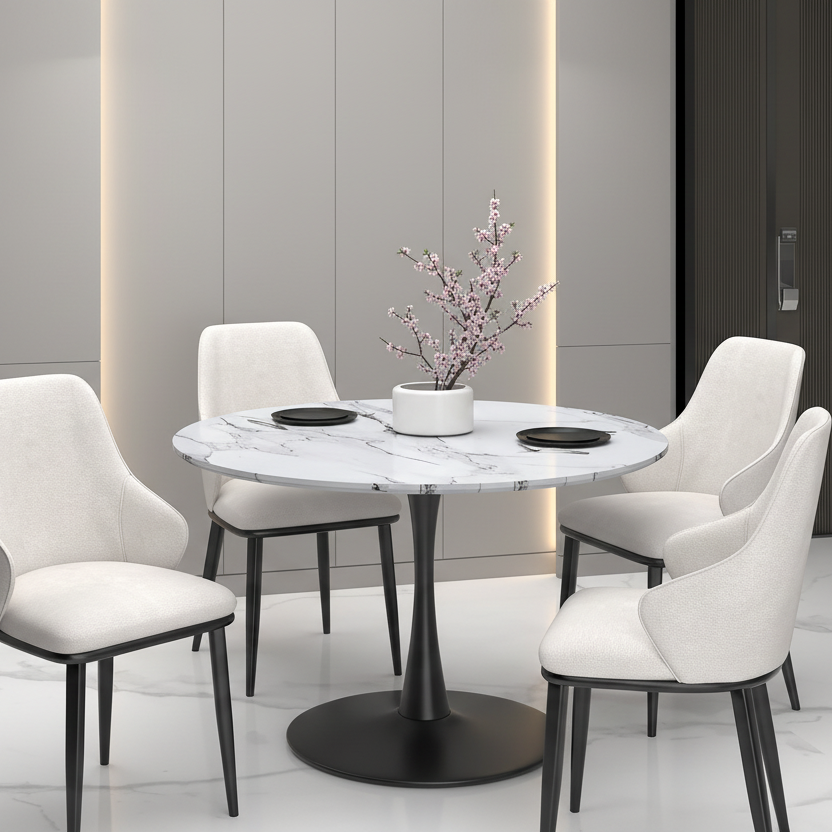 Ensemble de salle à manger Zilo Small Bk Kash Beg-5 pièces