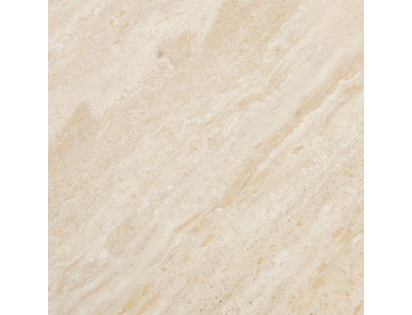 Ensemble de salle à manger 5 pièces Seaton and Noelle - Table en noyer et travertin et chaises marron