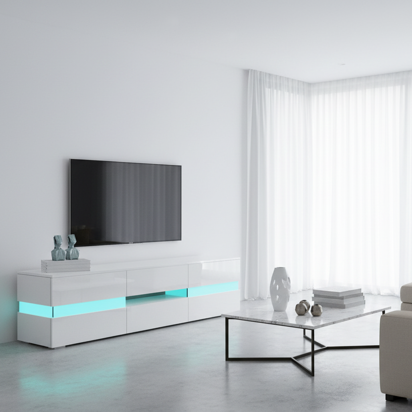 MEUBLE TV MODERNA BLANC