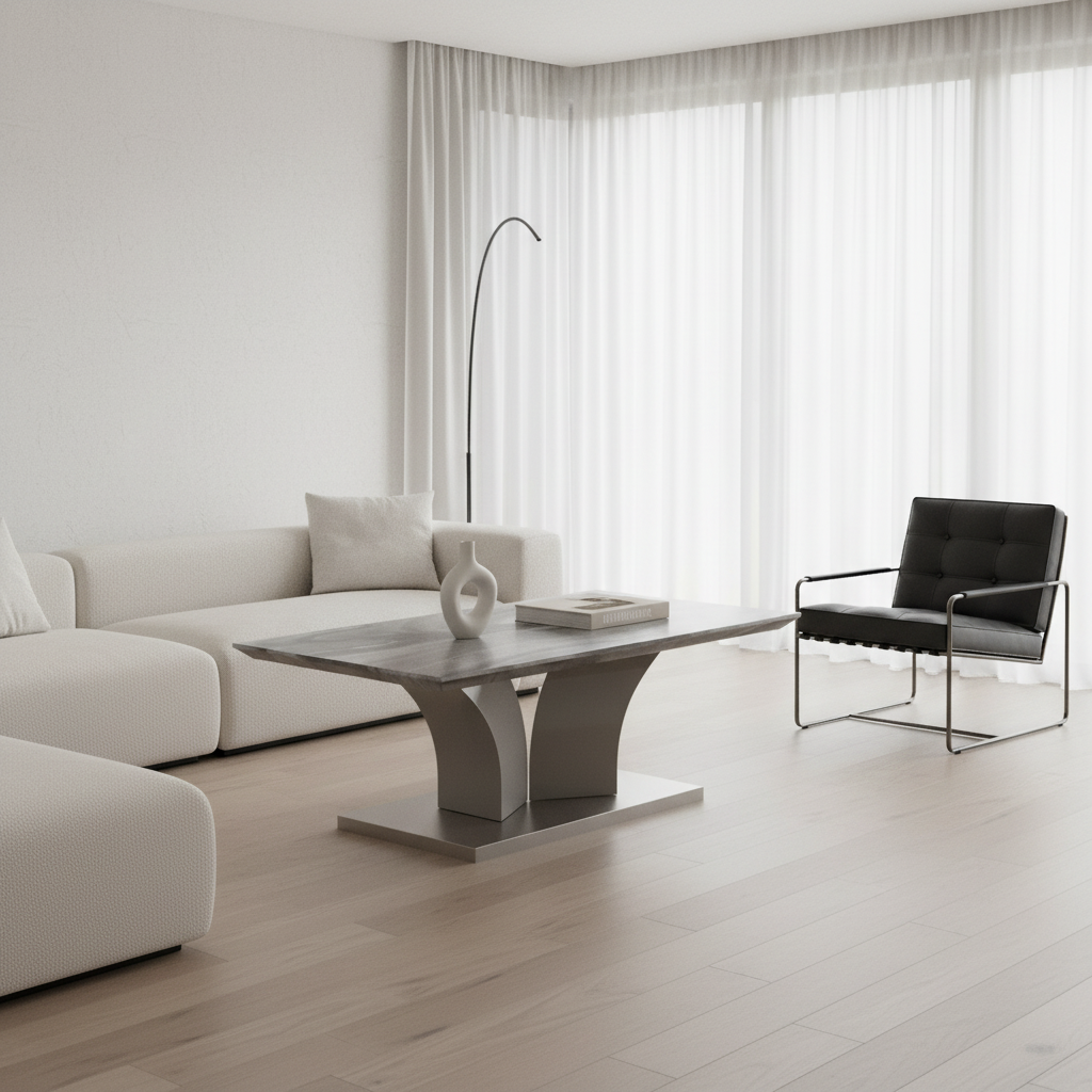 Table basse Napoli en gris clair