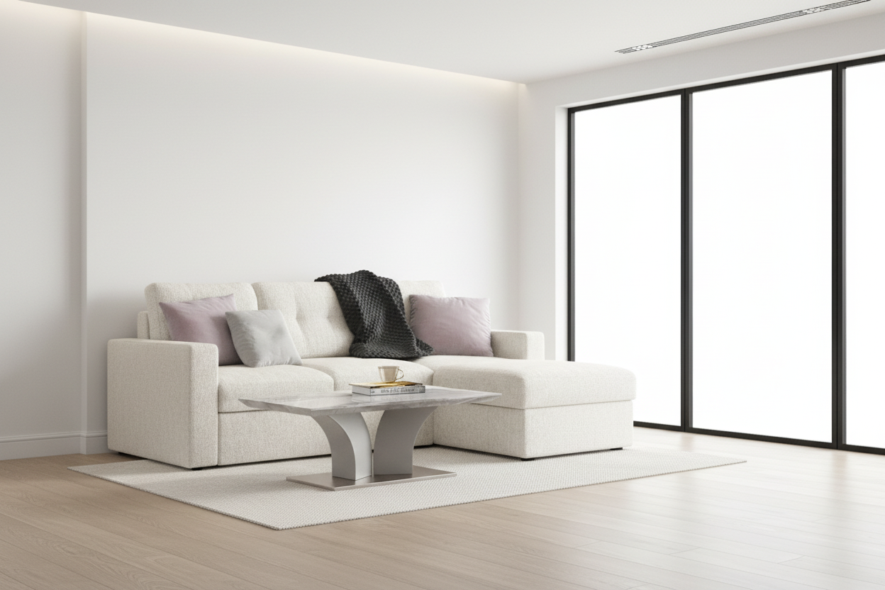 Table basse Napoli en gris clair