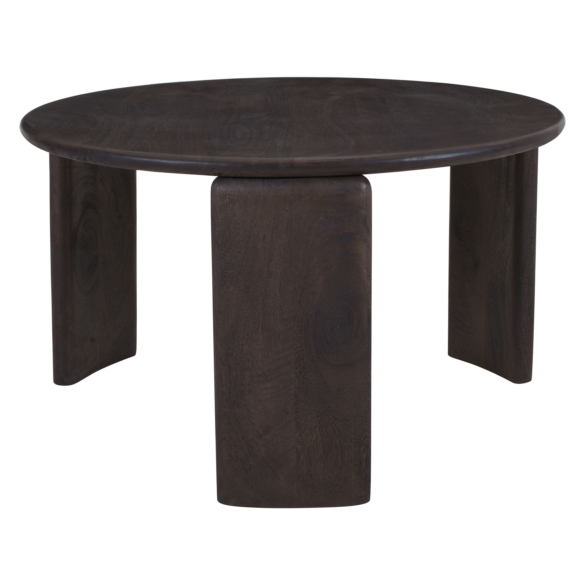 Table basse ronde Cabot couleur moka
