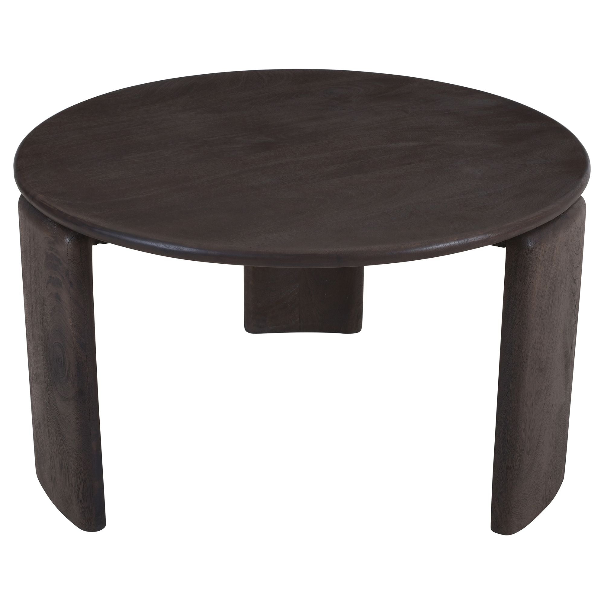 Table basse ronde Cabot couleur moka