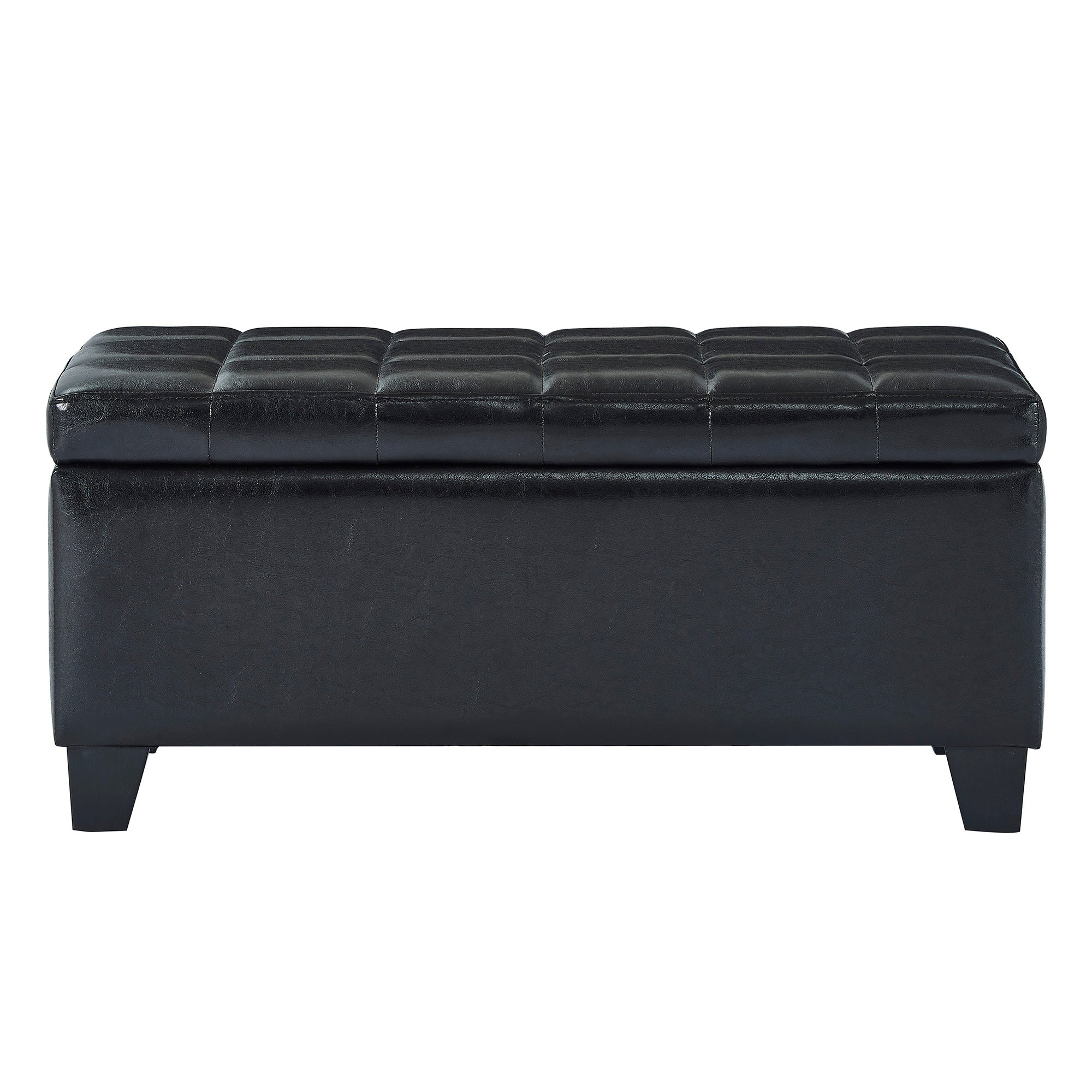 Winston-Storage Ottoman-Black