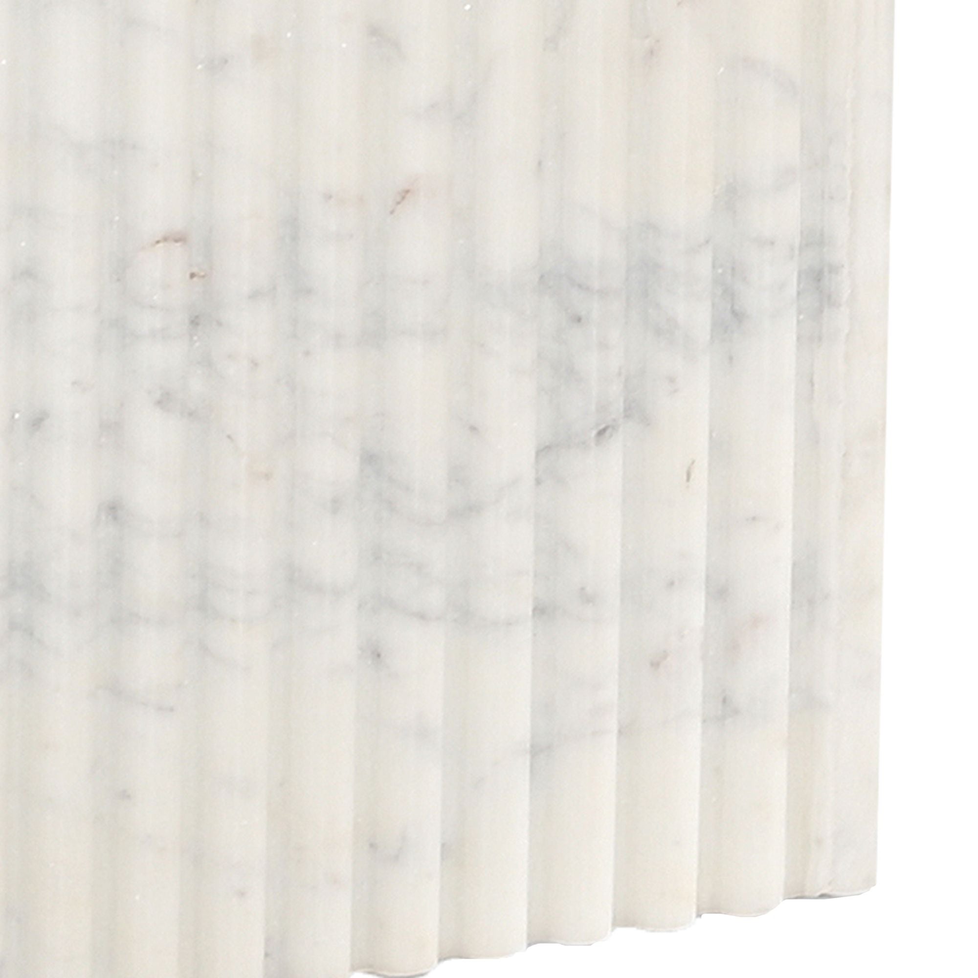 Table d'appoint carrée Roland - Blanche