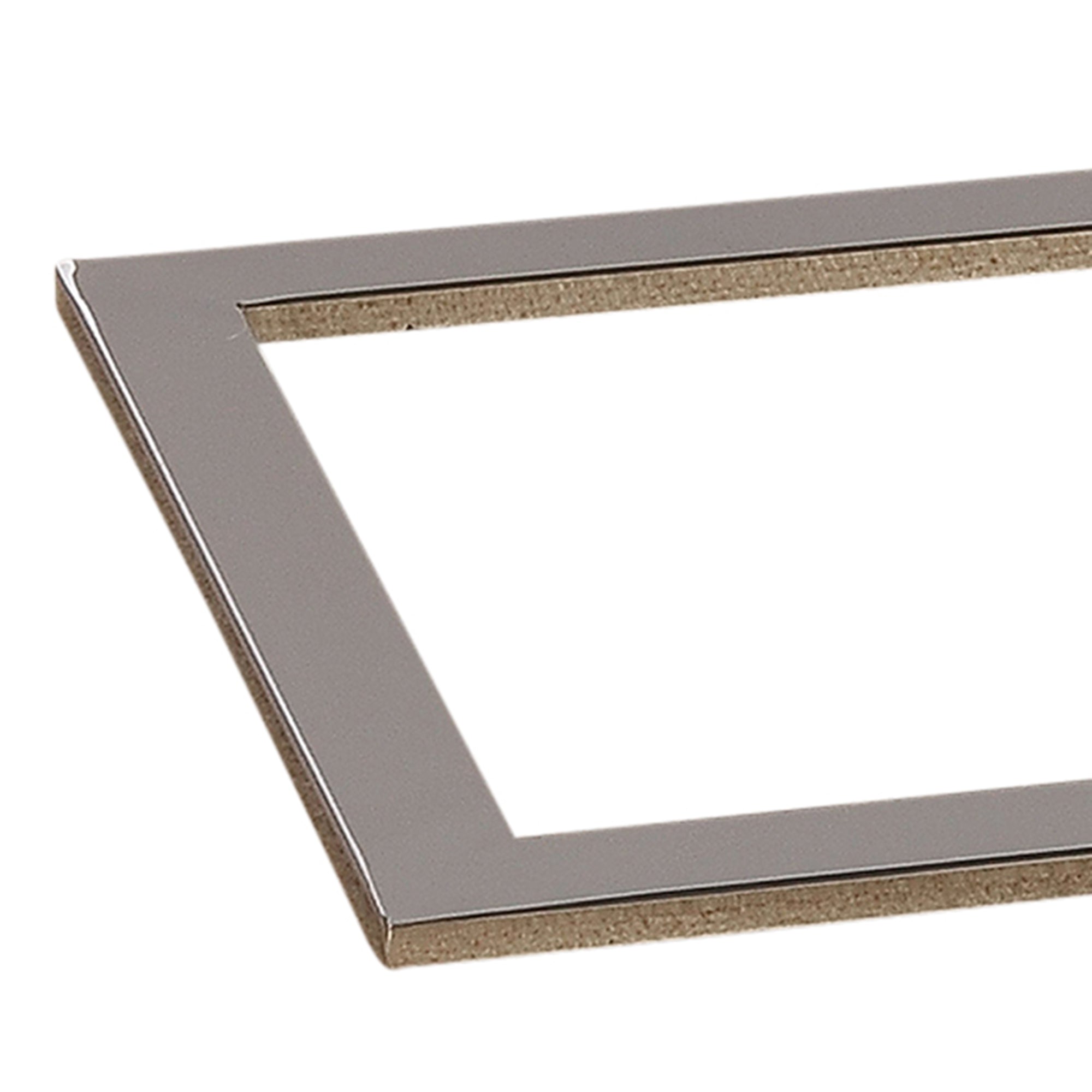 Table d'appoint Mod en chrome et noir