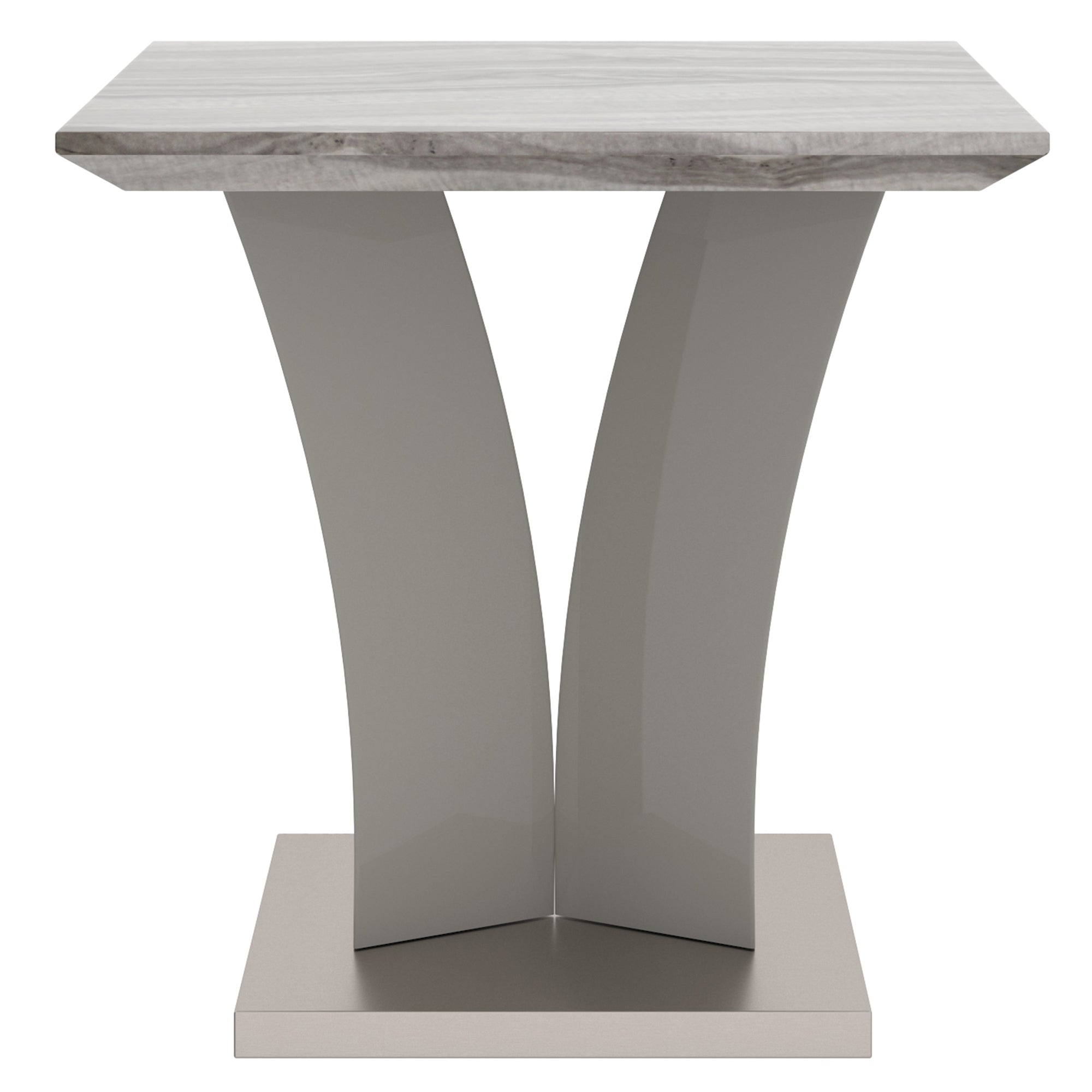 Table d'appoint Napoli en gris clair