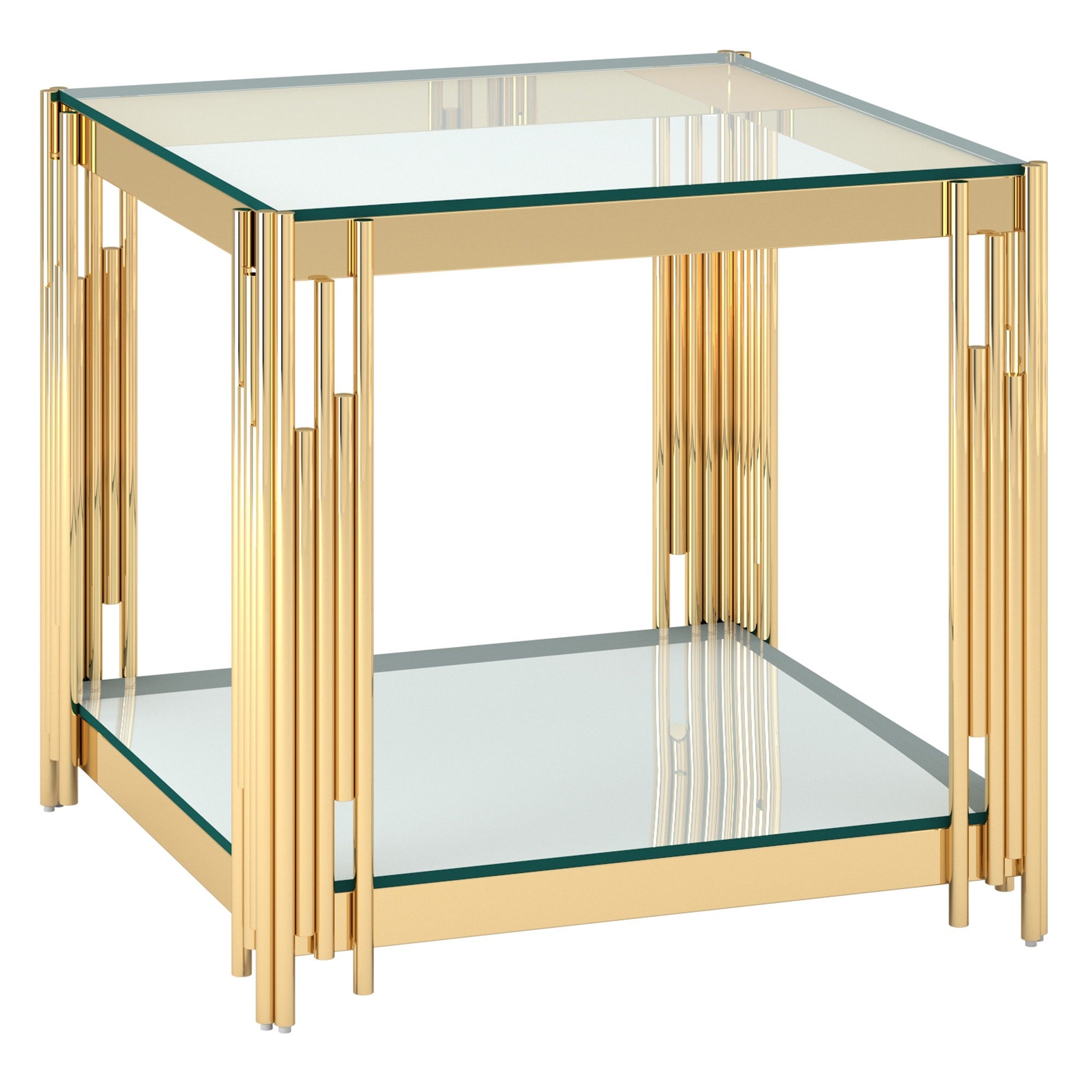Grande table d'appoint Estrel en argent