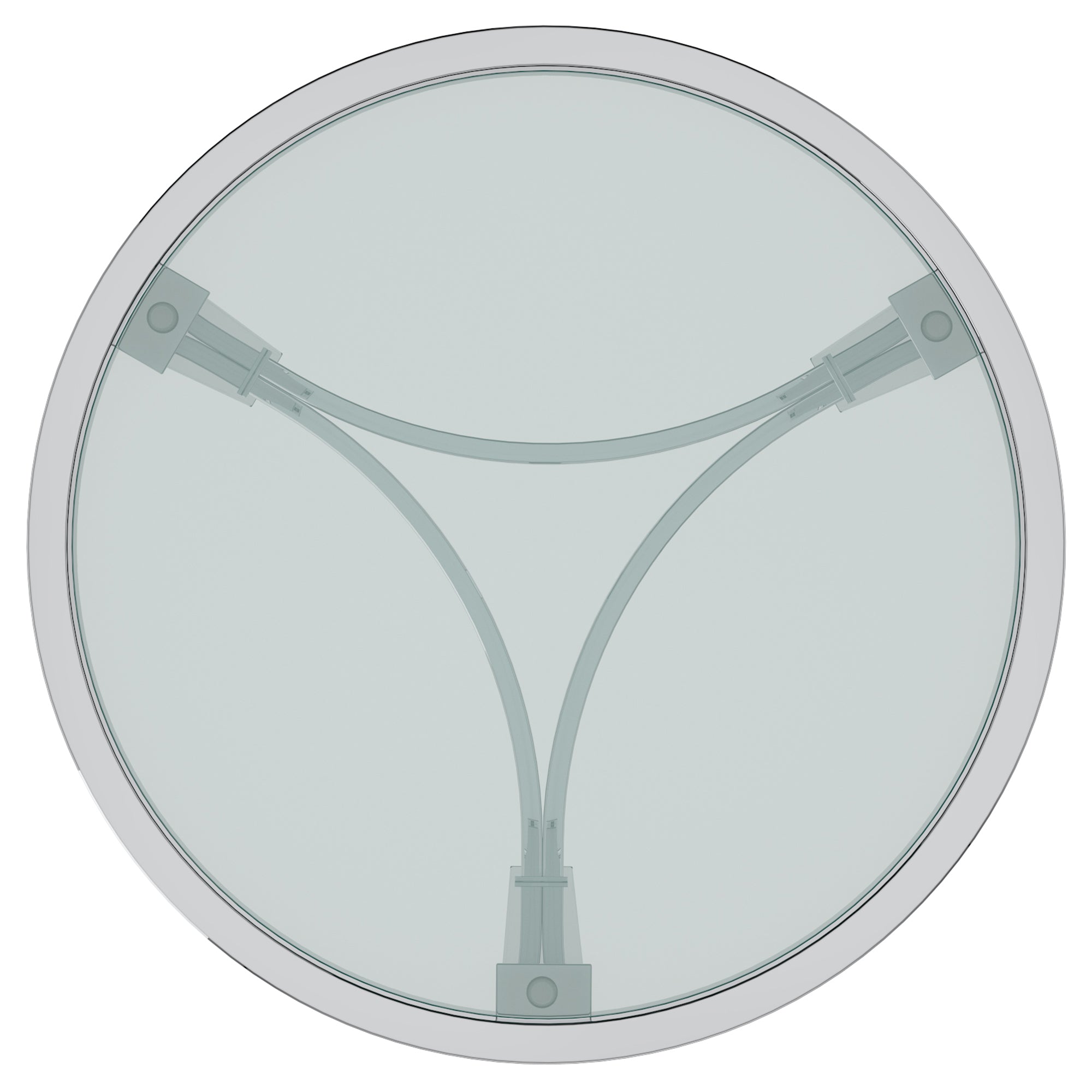 Table d'appoint Strata en chrome