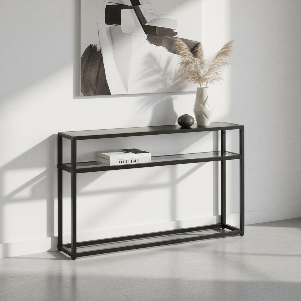 Quinn Console Table in Black